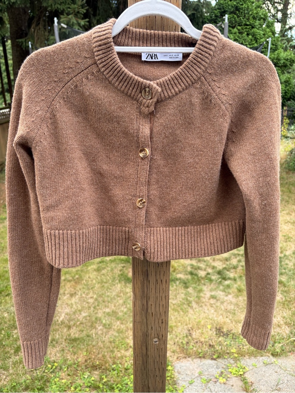 Zara cropped cardigan